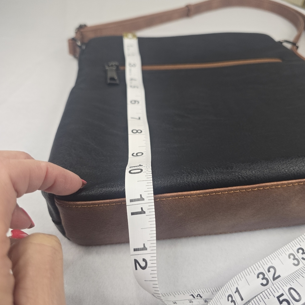 Masintor Vegan Leather Crossbody Shoulder Bag - Picture 13 of 16